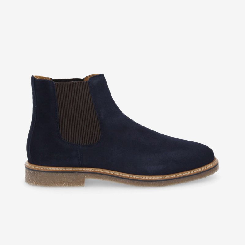 DUBLIN CHELSEA M - SUEDE -  BLEU NUIT